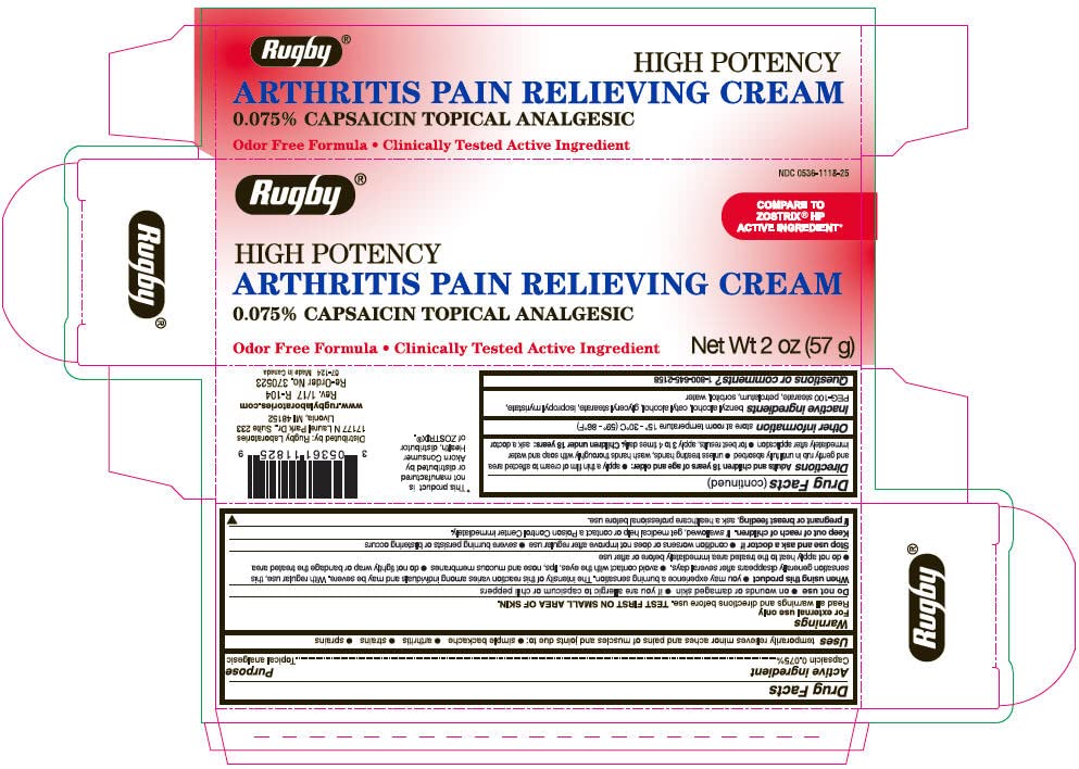 Rugby High Potency Arthritis Pain Relieving Cream, 2 oz Each (Pack of 6) Aus Healthcare Au supplements
