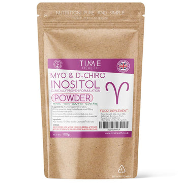Myo & D Chiro Inositol Powder - Clinically Proven - PCOS Support - 6X More D Chiro Time Health Au supplements