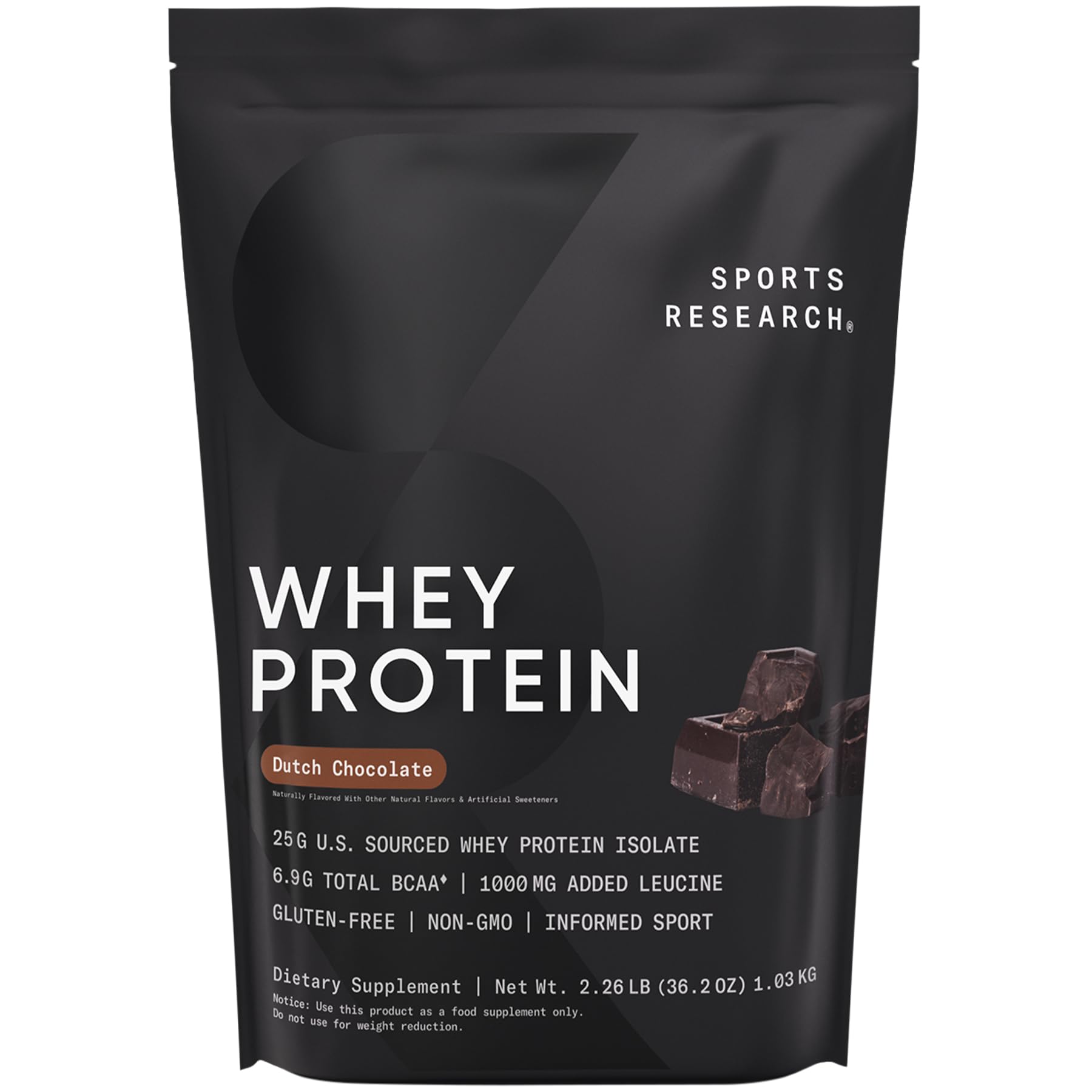 Sports Research Whey Protein Isolate - Sports Nutrition Protein Powder 25g per Serving Sports Research Au supplements