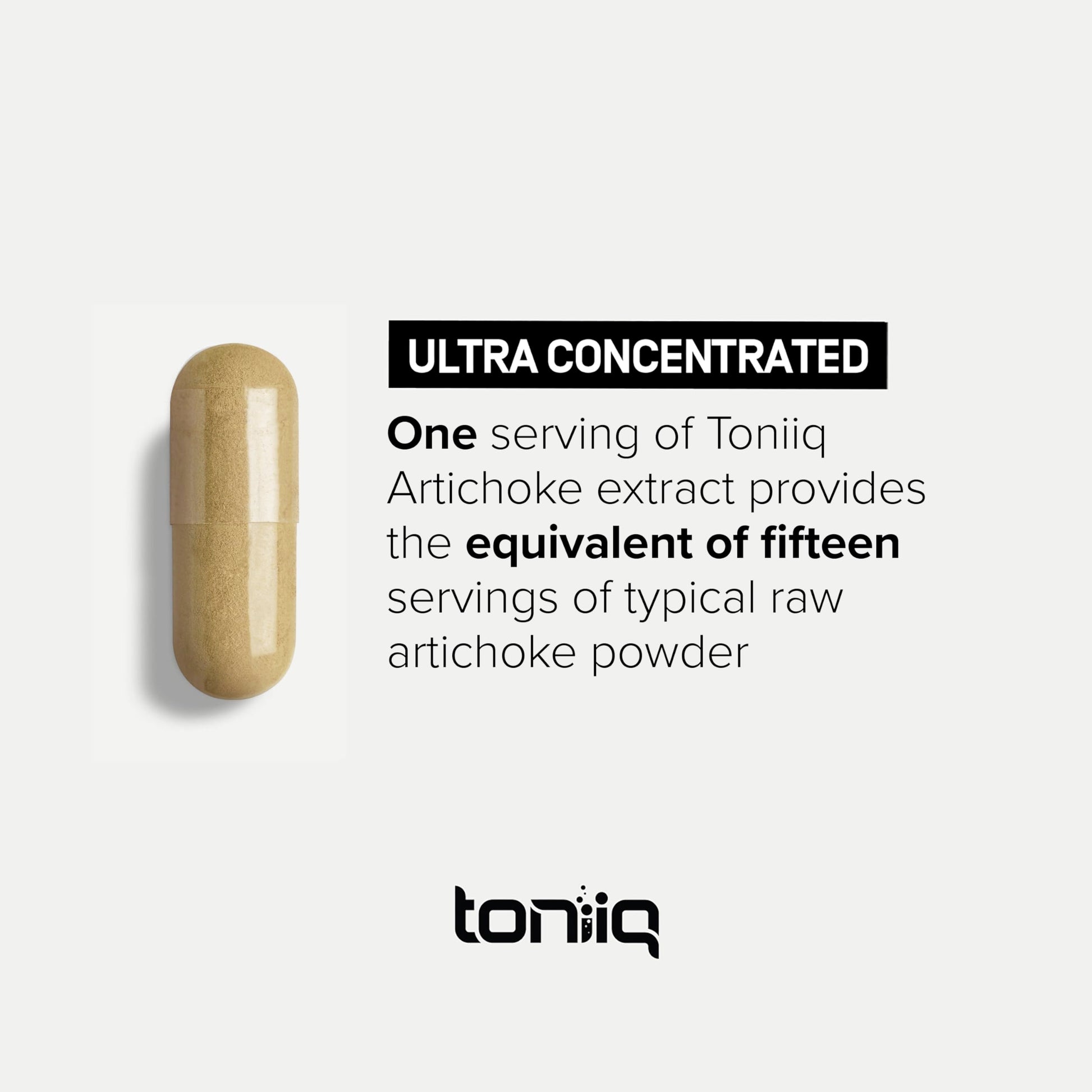 Artichoke Extract Capsules (18000mg) with 60mg of Cynarine - Digestion and Liver Toniiq Au supplements