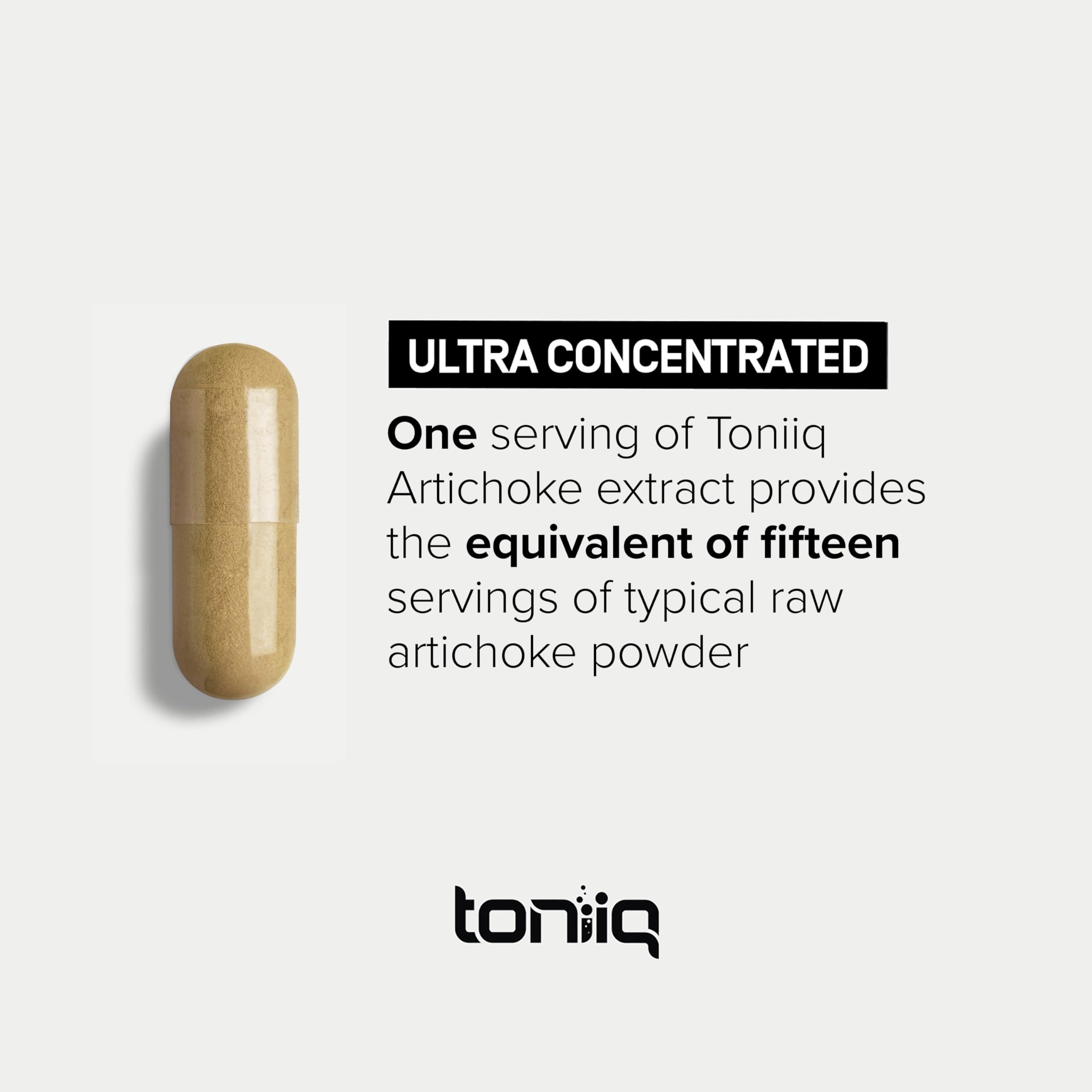 Artichoke Extract Capsules (18000mg) with 60mg of Cynarine - Digestion and Liver Toniiq Au supplements
