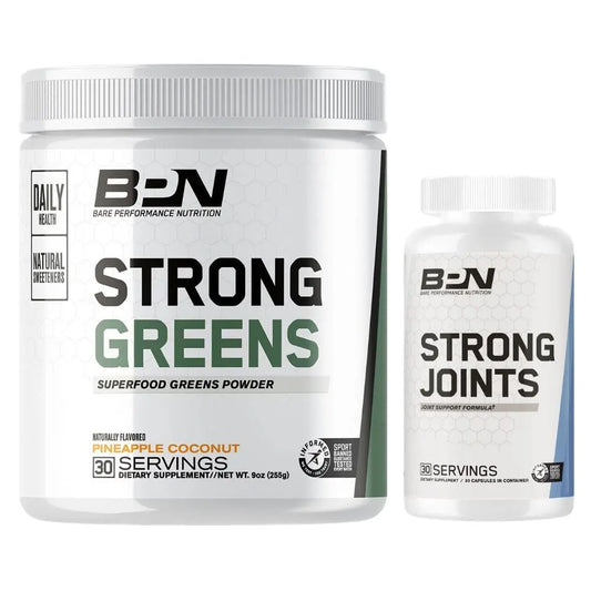 BARE PERFORMANCE NUTRITION BPN Strong Greens & Strong Joints Bundle BARE PERFORMANCE NUTRITIONAu supplements