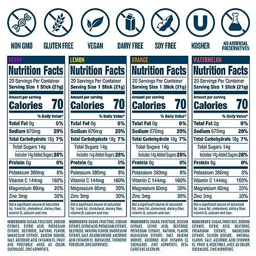 DripDrop Hydration - Electrolyte Powder Packets - Watermelon, Berry, Orange, Lemon DripDrop Au supplements