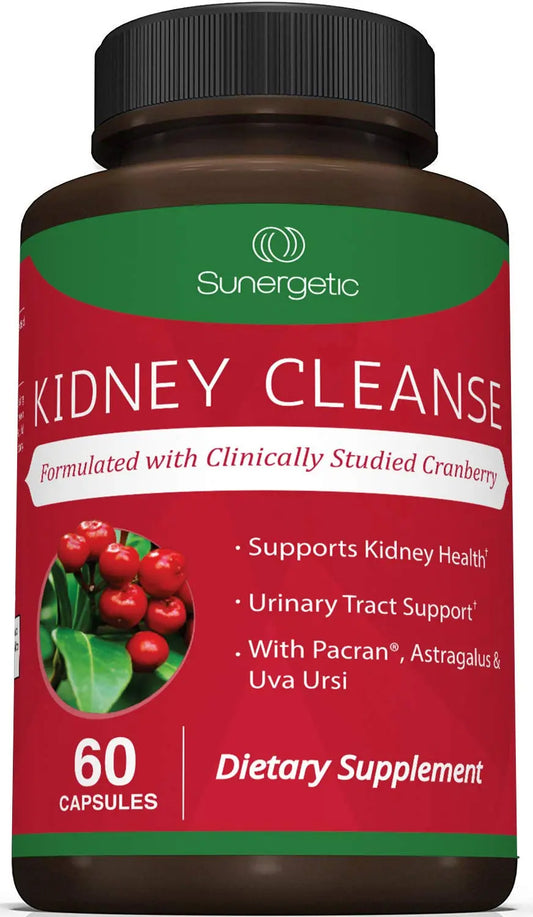 Premium Kidney Cleanse Supplement – Powerful Kidney Support Formula with Cranberry SunergeticAU supplements