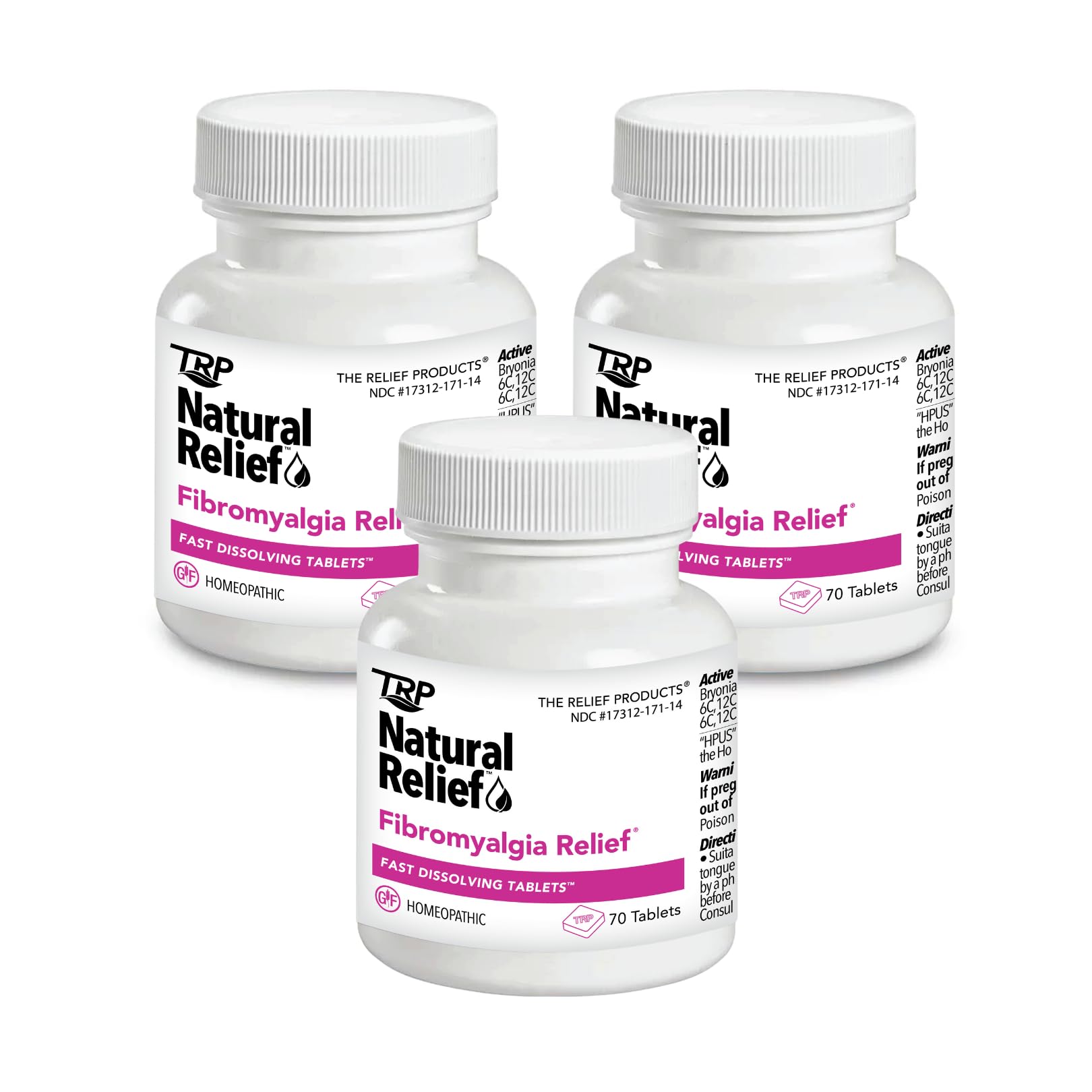 Fibromyalgia Relief for Temporary Relief of Muscle Soreness Discomfort Tenderness Difficulty Moving Joint Pain (3 Pack) TRP THE RELIEF PRODUCTS Au supplements