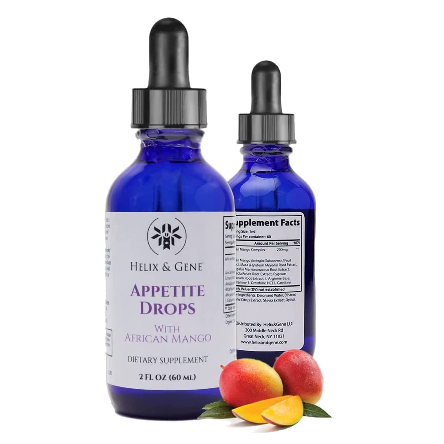 Helix & Gene Appetite Diet Drops Mango Flavor | Fast Weight Loss | Natural Metabolism Helix & Gene Au supplements
