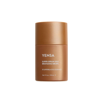 YENSA Super Serum Silk Bronzing Drops for Face - Liquid Bronzer Drops Enriched with Bakuchiol, Ferulic Acid & Super Oils - Hydrates & Nourishes with a Subtle Shimmer Finish - Universal Shade (1 Fl oz) YENSA Au supplements