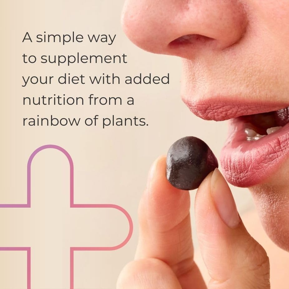 Juice Plus+ Fruit, Vegetable & Berry Blend Soft Chews (Chewables) - 30 Plant-Based Ingredients! Vegan Gummies for Kids & Adults - Gluten-Free, Non-GMO, No HFCS - Prepacked 3 Pouches (30 Chews Each) Juice Plus+ Au supplements