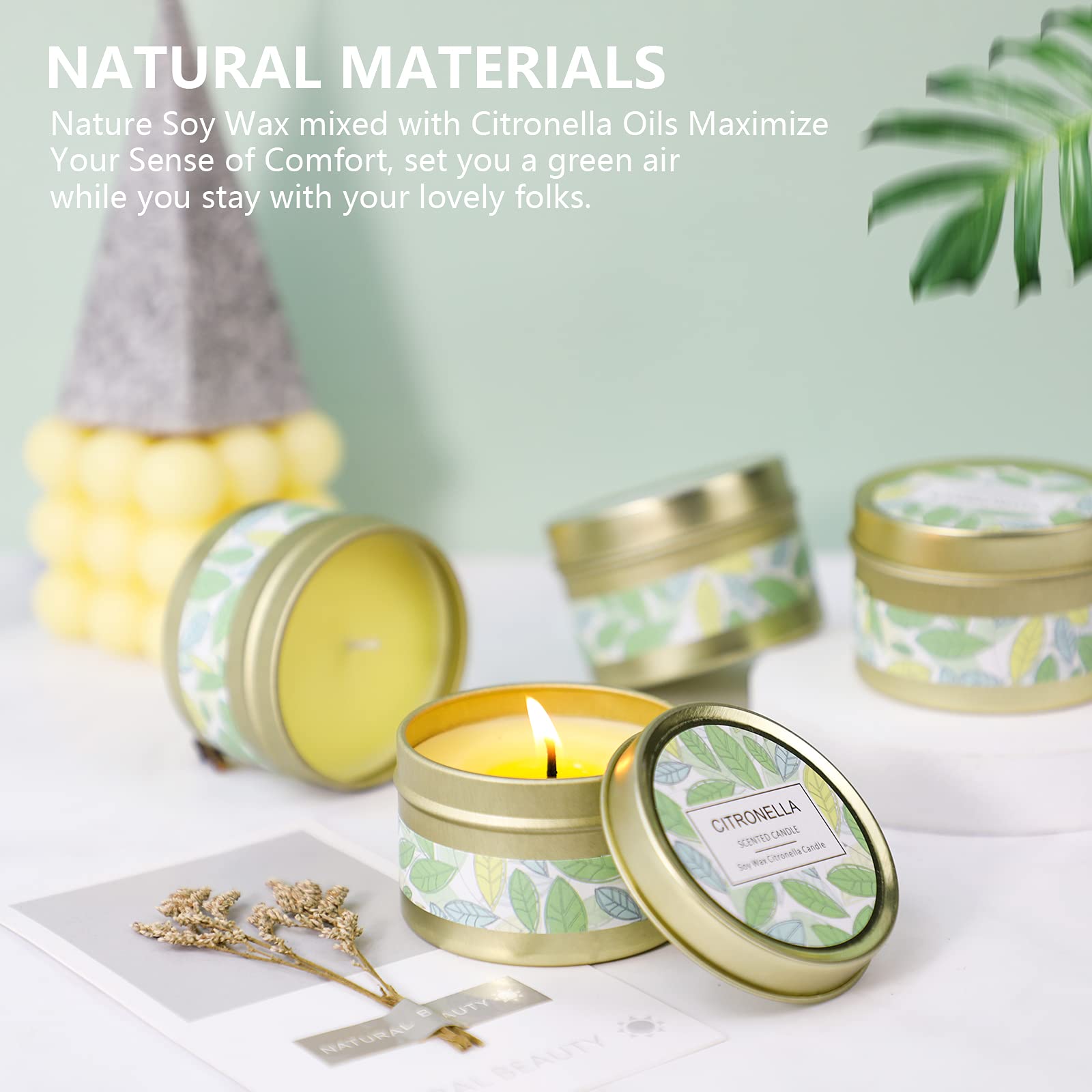 Citronella Candles Outdoor, Scented Candles, Summer Soy Wax Candles, Lemongrass Candles STRN Au supplements