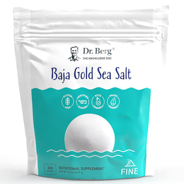 Dr. Berg's Baja Gold Sea Salt Organic - Natures Fine Sea Salt Support For Hydration Dr. Berg Nutritionals Au supplements