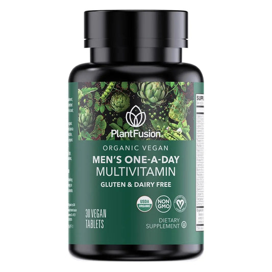 PlantFusion Organic Multivitamin for Men - One Daily Whole Food Blend Men's Multivitamin - Vegan, Non-GMO PlantFusionAU supplements