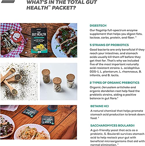 ONNIT Total Gut Health - Complete Probiotics & Digestive Enzyme Supplement ONNIT Au supplements