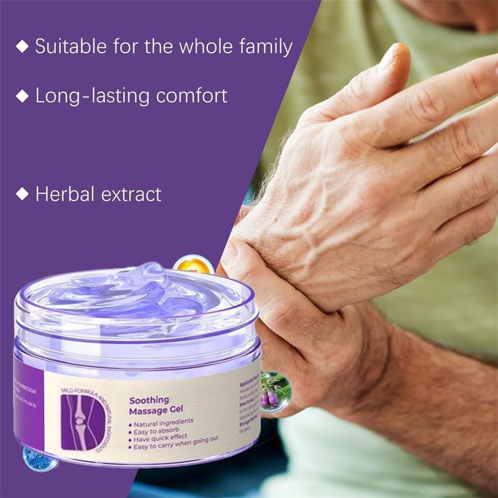 2PCS Joint Purple Gel, Purple Relief Soothing Massage Cream,Joint Activities Throughout The Body, Soothes Knees, Lumbar, Neck, Hands, and Feet Aoamsfu Au supplements