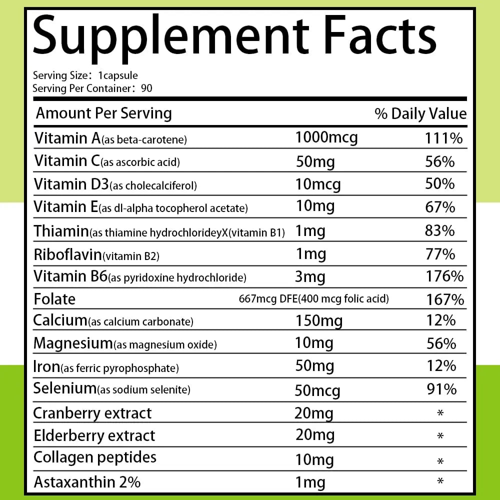 SEMAL Daily Multivitamin & Multimineral Supplement for Women (90 Capsules) SEMAL Au supplements