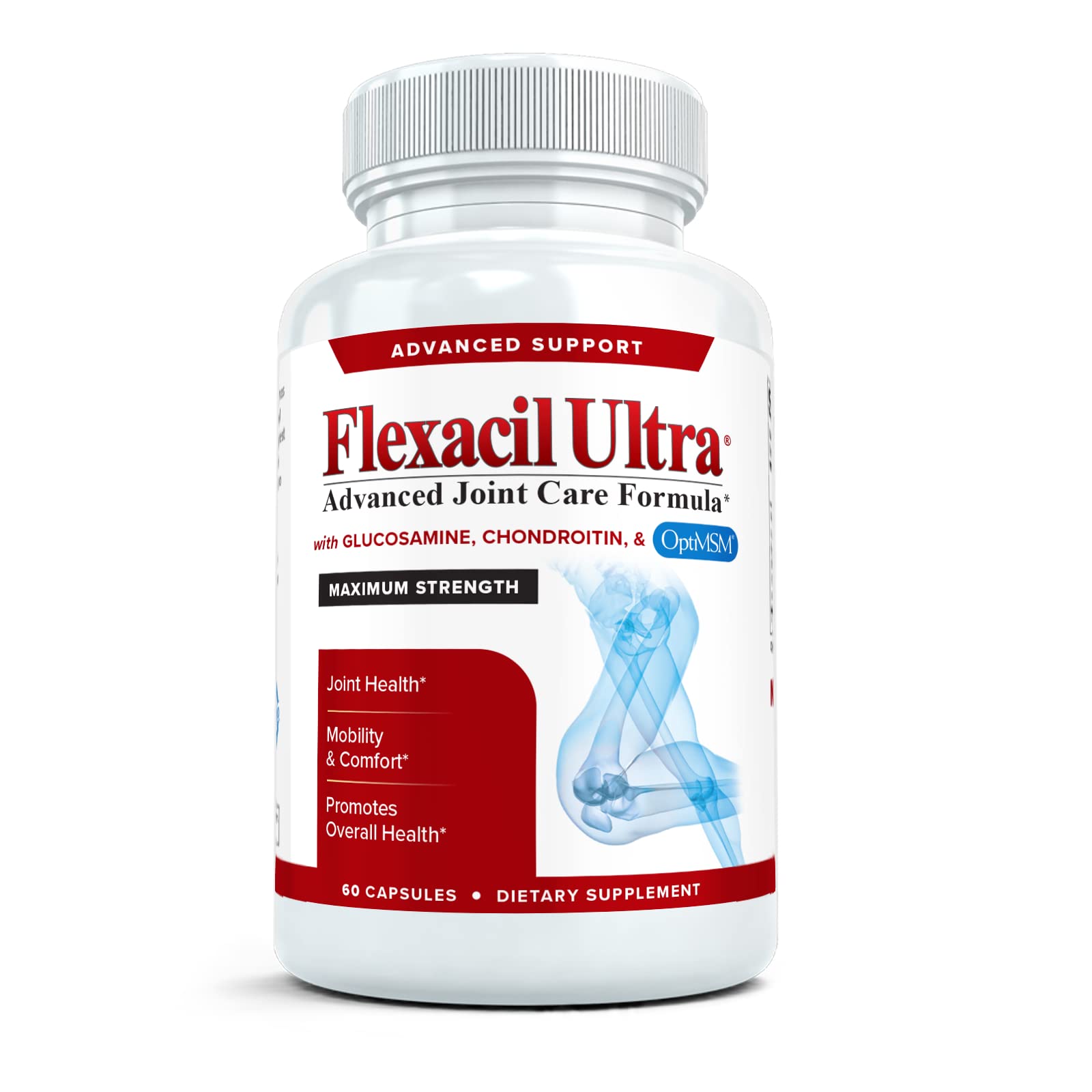 Flexacil Ultra (3 Bottles) Maximum Strength Joint Health & Support Supplement | Glucosami Flexacil Ultra Au supplements