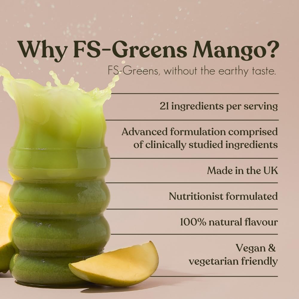 FS-Greens | 21 Advanced Greens, Superfoods, and Adaptogens Including KSM-66 Free Soul Au supplements