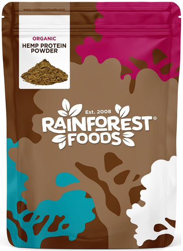 Rainforest Foods Organic Raw Hemp Protein Powder 900g Rainforest Foods Au supplements