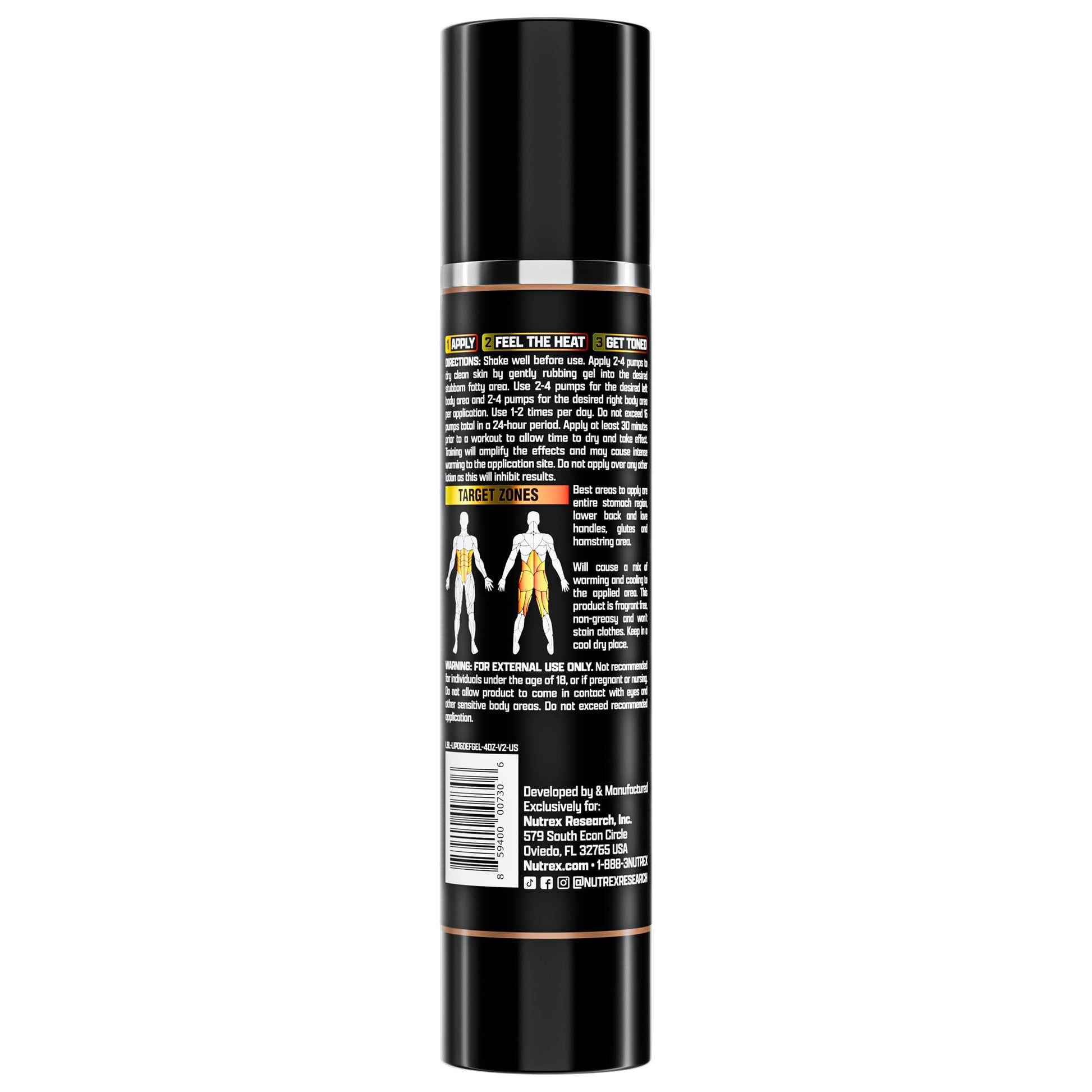Lipo 6 Defining Gel Fast Acting Fat Burning Cream for Men & Women | Targets Stubborn Nutrex Research Au supplements
