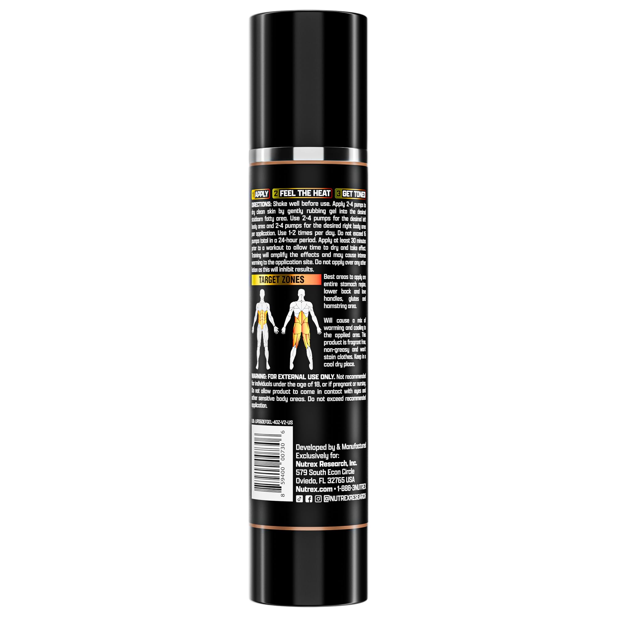 Lipo 6 Defining Gel Fast Acting Fat Burning Cream for Men & Women | Targets Stubborn Nutrex Research Au supplements