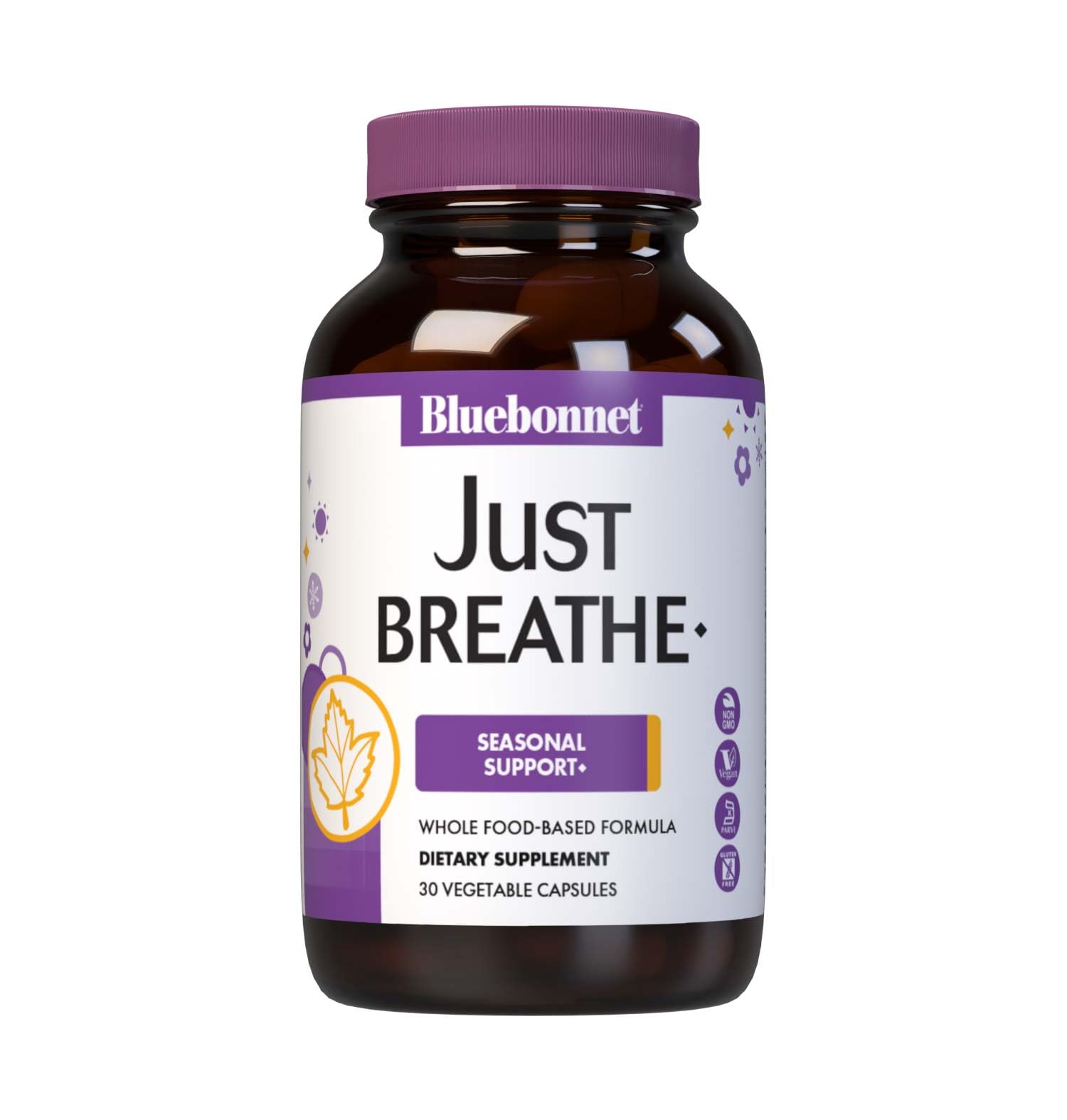 Bluebonnet Nutrition JustBreathe, Seasonal Support*, Non-GMO, Kosher Certified, Gluten-Free, Soy-Free, Dairy-Free, 30 Vegetable Capsules, 15 Servings BlueBonnet Au supplements