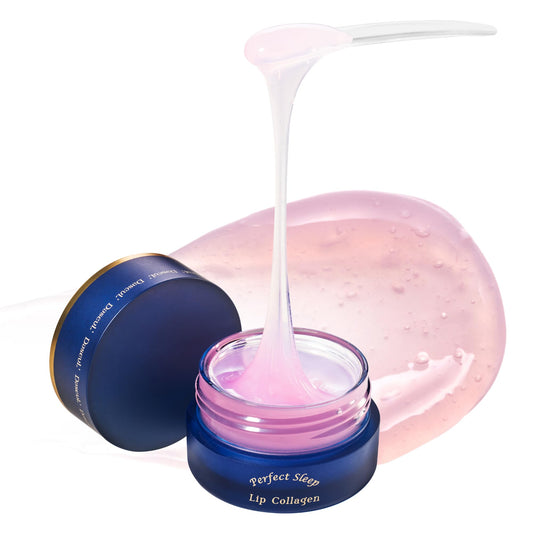 Perfect Sleep Lip Collagen 0.50fl.oz, Intensive Collagen Lip Sleeping Mask Infused with Peptides, Rice Protein & Willow Bark Extract DaseuL’US supplements