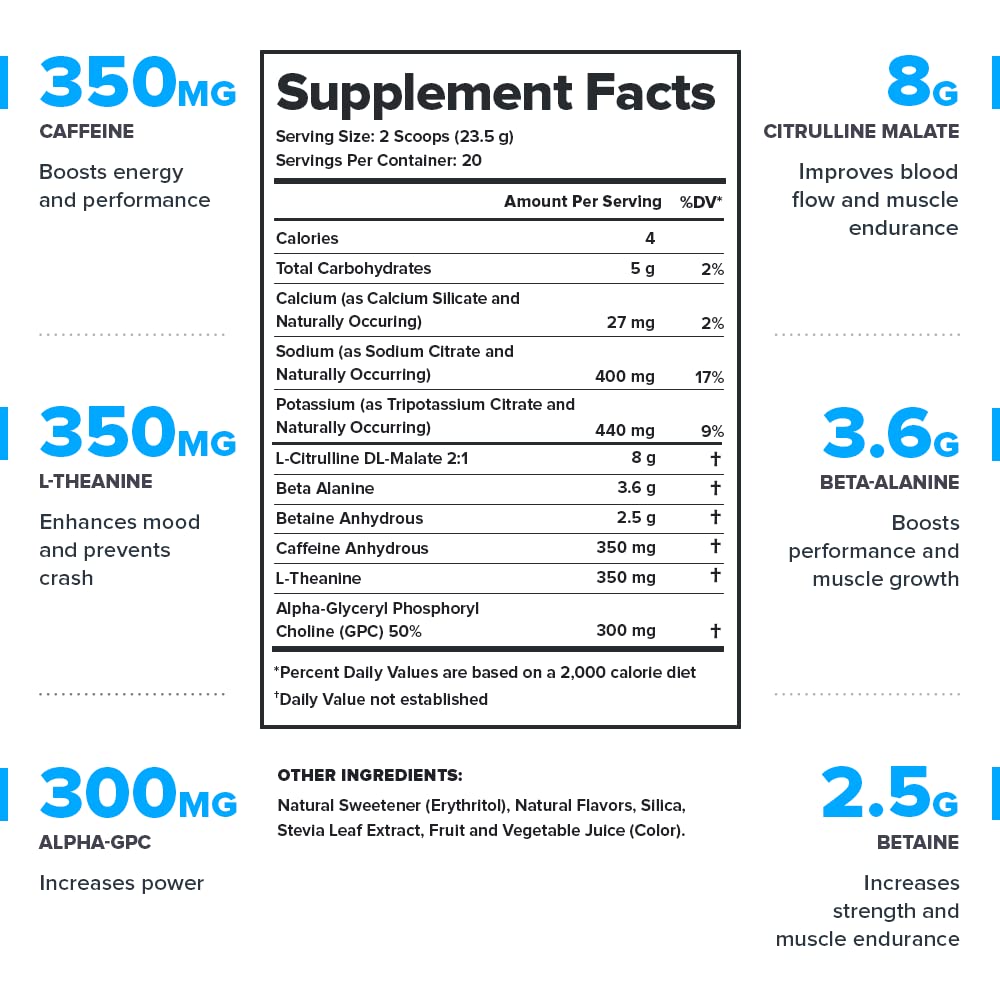 LEGION Pulse Pre Workout Supplement - All Natural Nitric Oxide Preworkout Drink LEGION Au supplements