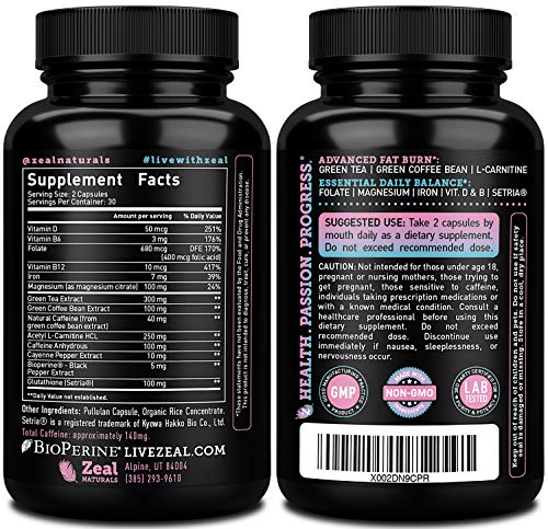 Zeal Naturals Weight Loss Support for Women + Daily Balance Vitmains (Iron, Vitamin D Zeal Naturals Au supplements