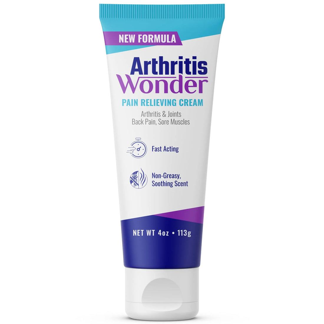 Arthritis Wonder Pain Relief Cream, 4 oz – Arthritis Pain Relief Cream for Hand, Knee, Foot and Wrist Joints – Fast-Acting, Deep Penetrating, Non-Greasy Formula with Natural Wogonin Arthritis Wonder uk supplements
