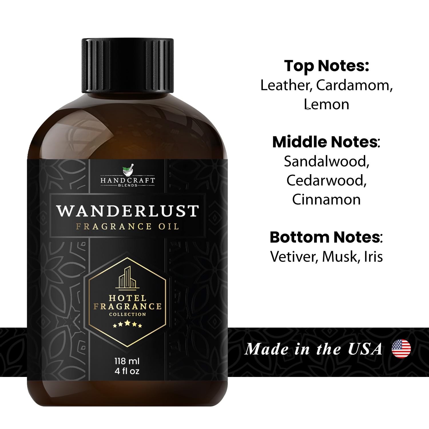 Handcraft Blends Hotel Fragrance Oil Wanderlust Scent – Luxury Hotel Collection Diffuser Oil Scents Handcraft Blends Au supplements
