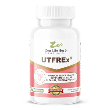 ZEN LIFE HERB UTFREx – Fast Acting - Promotes Urinary Tract Health Supports Healthy Immune and Urinary System, No Vitamins, Minerals, Prebiotics, Sugar, Plant-Based Supplement (60 Capsules) ZEN LIFE HERB Au supplements