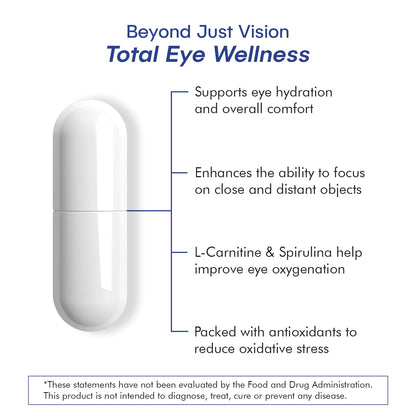 VisiUltra Eye Health Supplement – 14 Essential nutrients for Clear Vision, Blue Light Protection, and Long-Term Eye Health. Supports Clarity and Eye Wellness. 60 Capsules. (1 Pack) VisiUltraAu supplements