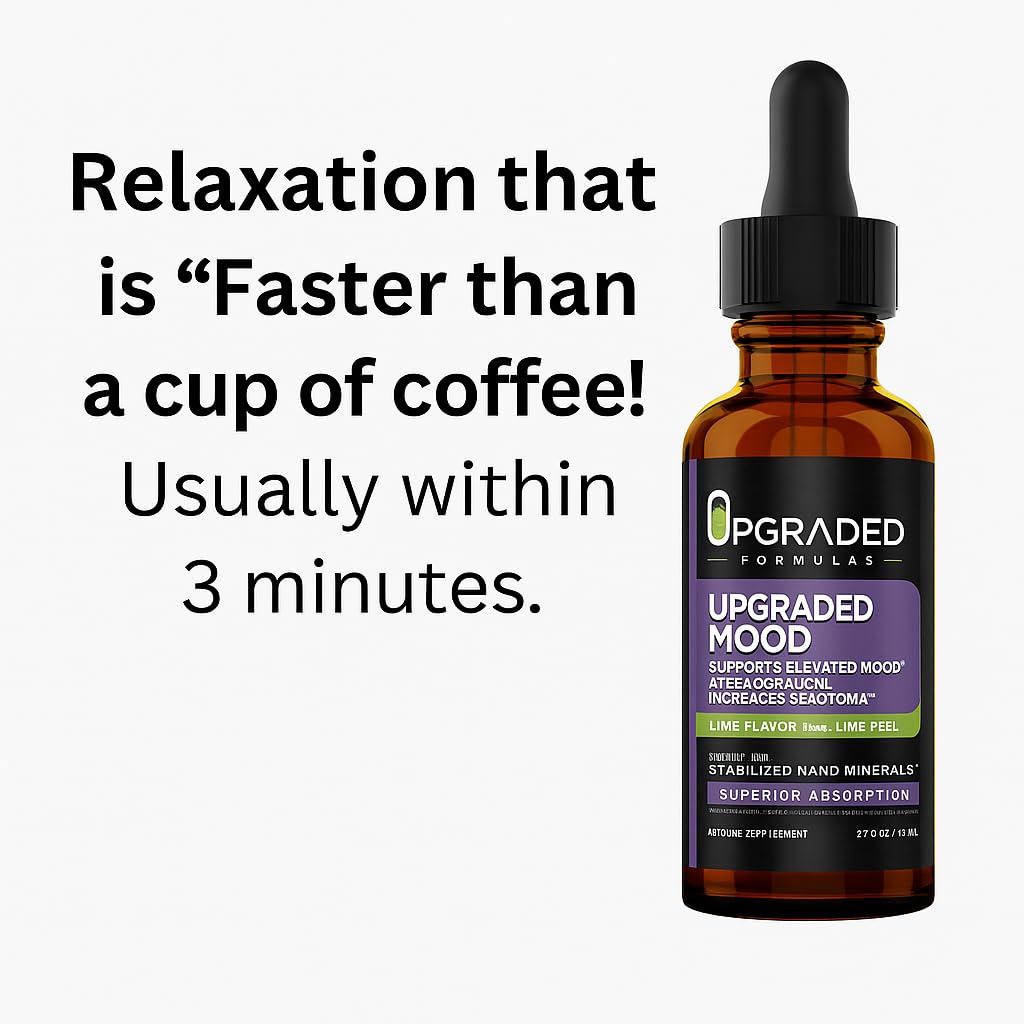 Upgraded Formulas Mood Support Supplement - Feel Calm and Uplifted All Throughout The Day, 2 fl oz Upgraded Formulas Au supplements