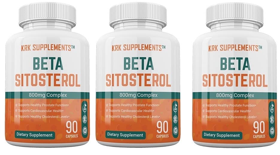 KRK SUPPLEMENTS Bundle Combo for 3 Total Bottles of Beta Sitosterol 800mg KRK SUPPLEMENTS Au supplements