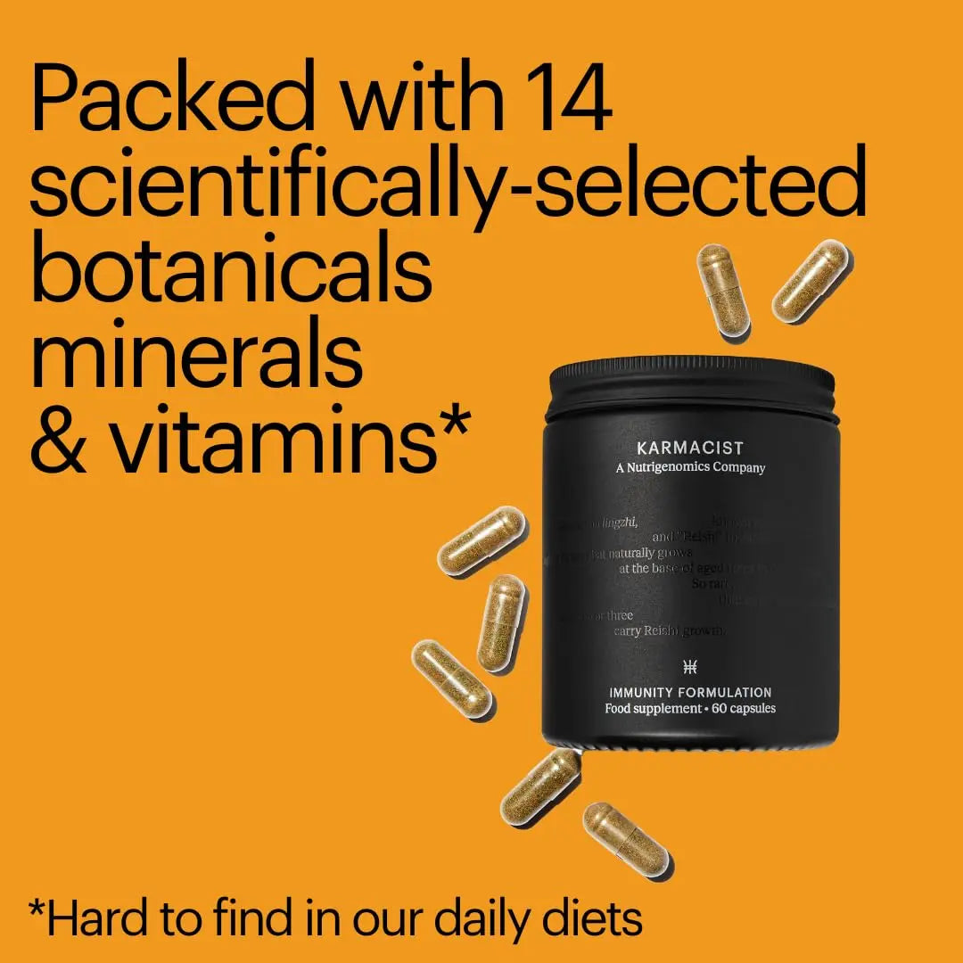 Immunity System Booster Supplement Promoting Natural Defence with Reishi & Amla Karmacist Au supplements