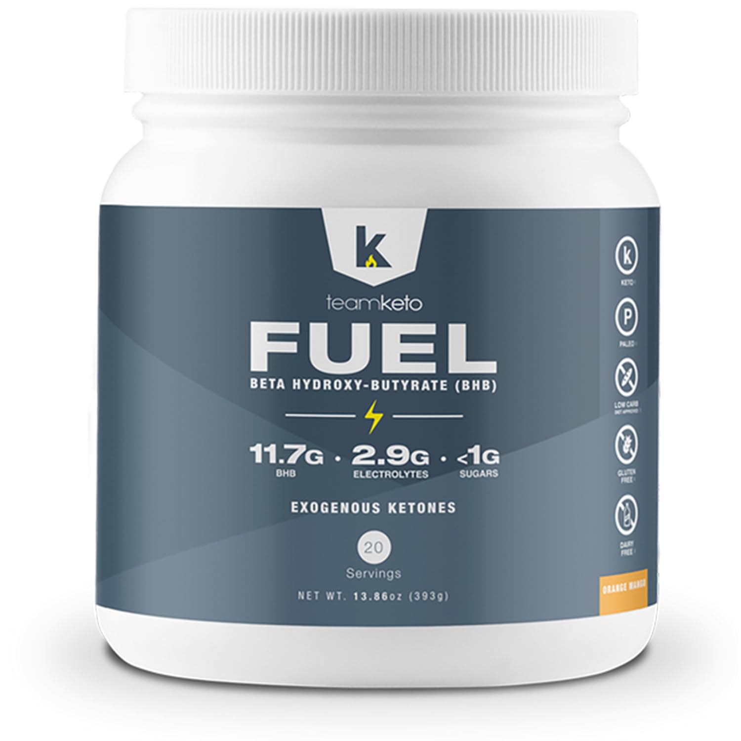TeamKeto exogenous Ketones Powder, Pure Keto BHB Salts | Dairy & Gluten Free-Best Keto TeamKeto Au supplements