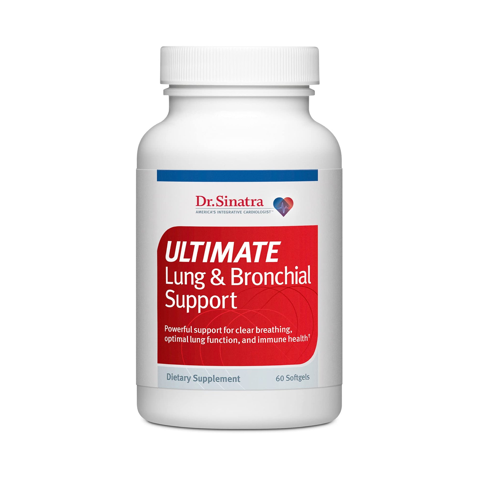 Dr. Sinatra Ultimate Lung & Bronchial Support Supplement for Lung Health, Clear Breathing, Immune and Heart Health, and Seasonal Respiratory Challenge Support (60 Capsules, 30-Day Supply) Dr. Sinatra Au supplements