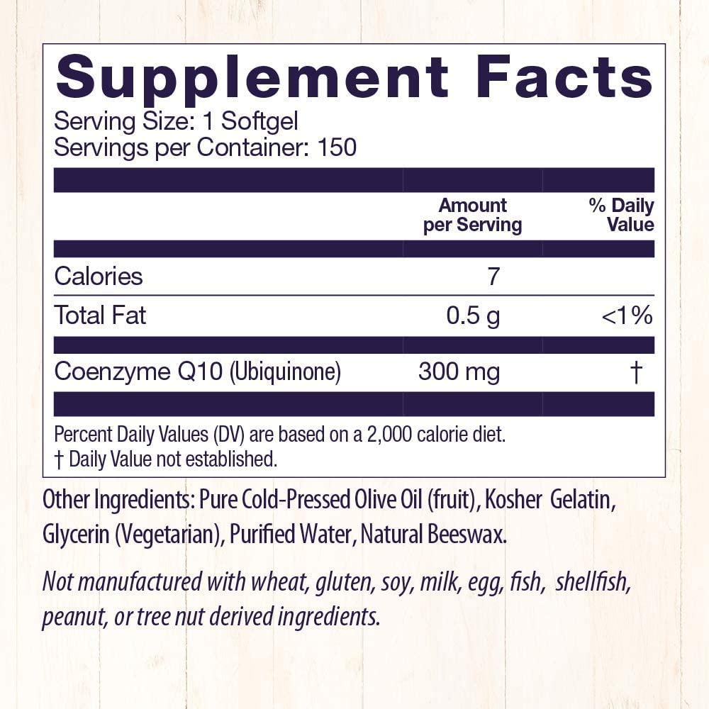 Healthy Origins CoQ10 (Kaneka Q10), 300 mg - Heart Health & Energy Supplement Healthy Origins Au supplements