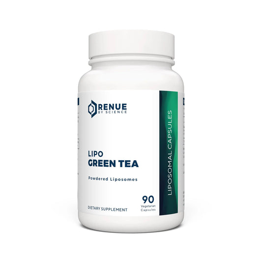 Renue By Science Green Tea Extract | High Strength Liposomal Supplement | 90 Capsules - 75mg Green Tea per Serving | Non-GMO | Made in The USA & Third-Party Tested Renue By ScienceAU supplements