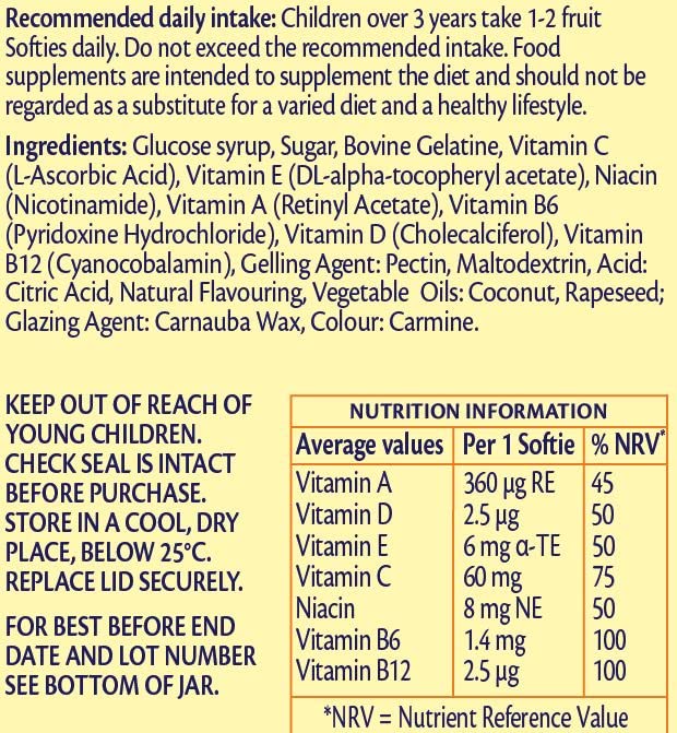 Haliborange Kids Multivitamins Strawberry Capsule Softies, 30 each Haliborange Au supplements