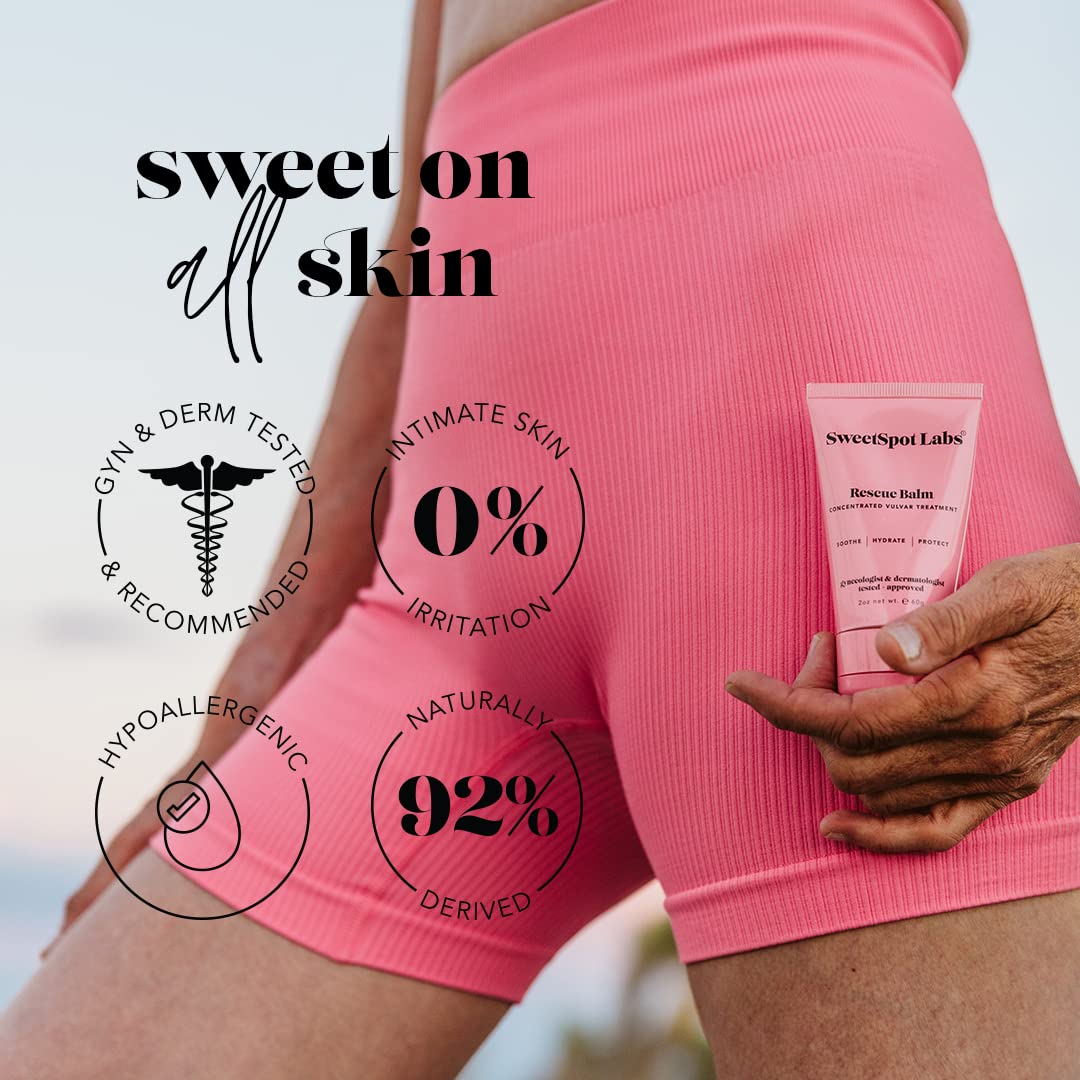 SweetSpot Labs Rescue Balm, Feminine Dryness, Irritation & Itch Relief with Colloidal Oatmeal SweetSpot Labs Au supplements