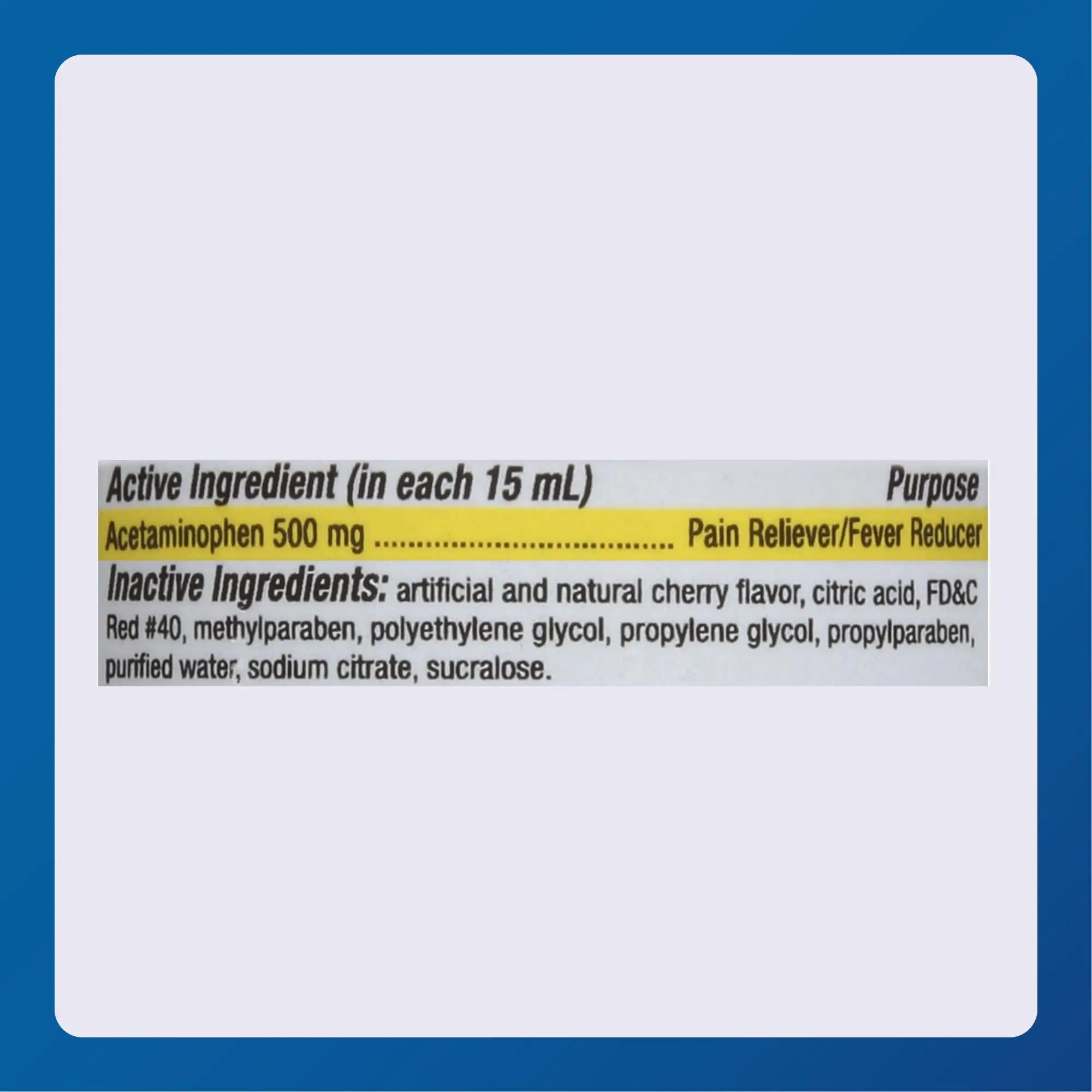 MAJOR Adult Extra Strength Liquid Acetaminophen 500mg - Helps Relieve Pain and Reduce Fevers - Aspirin Free - Cherry Flavor - 8 Fl Oz (2 Pack) MAJOR Au supplements