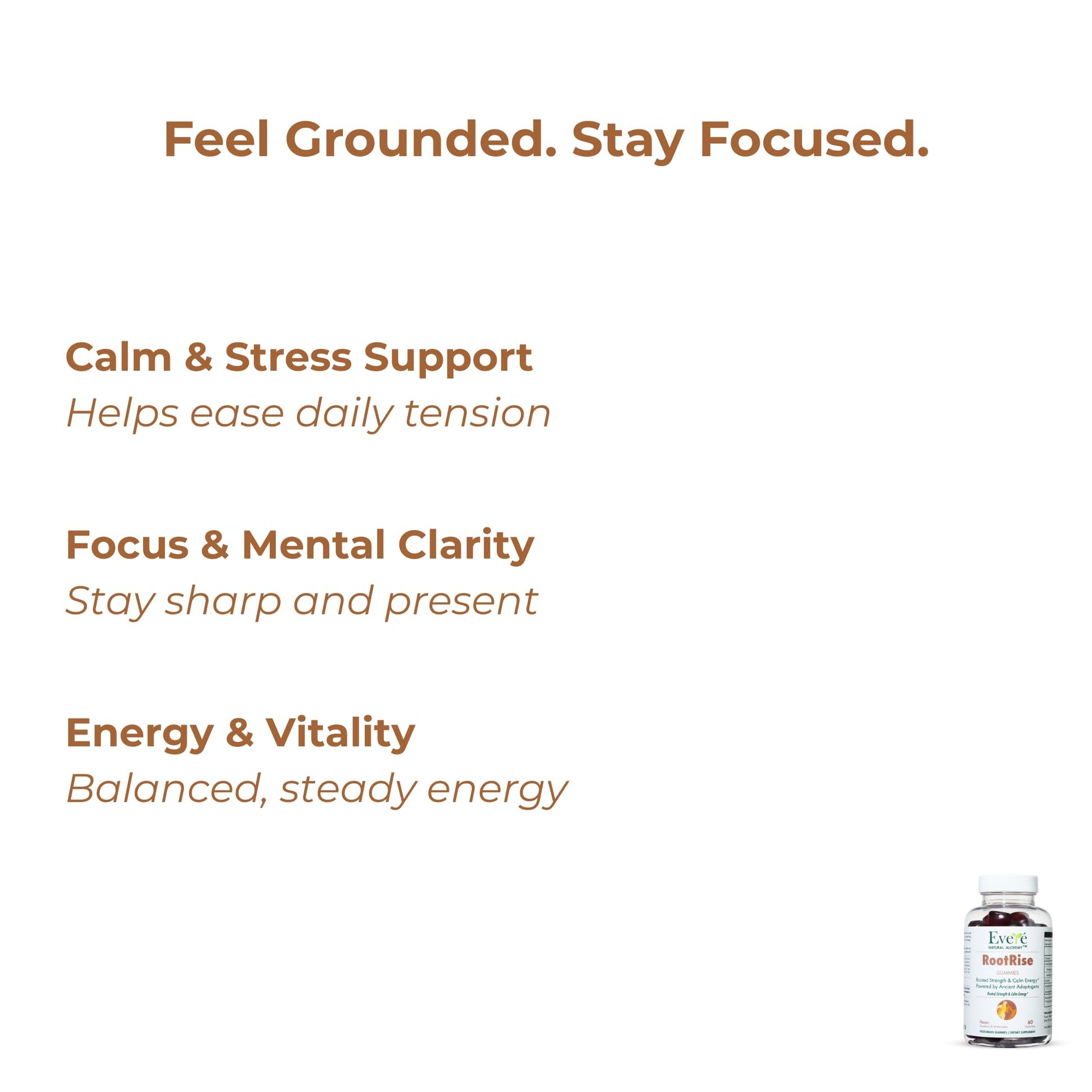The EverÉ Natural Alchemy Evere RootRise Gummies - Shilajit + Ashwagandha Gummies The EverÉ Natural Alchemy Au supplements