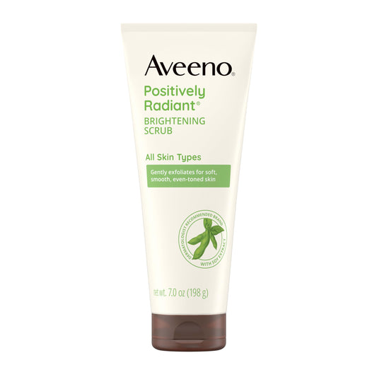 Aveeno Positively Radiant Skin Brightening Daily Facial Scrub with Moisture-Rich Soy Extract AveenoUS supplements