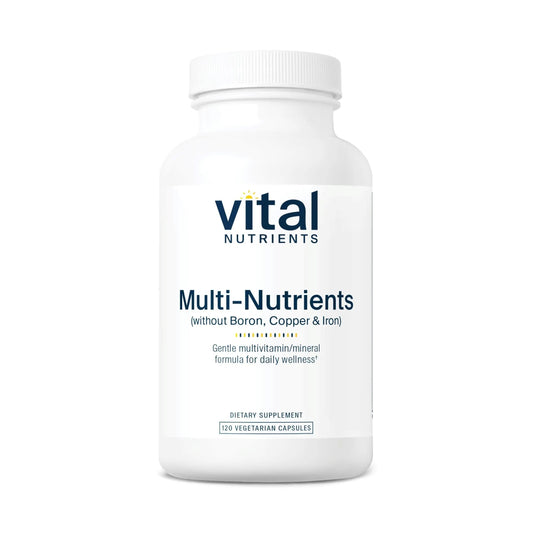 Vital Nutrients Multi-Nutrients 5 Ultra Antioxidant Formula | Boron, Copper, and Iron Free | Vegetarian Daily Multivitamin and Mineral Vital NutrientsUS supplements
