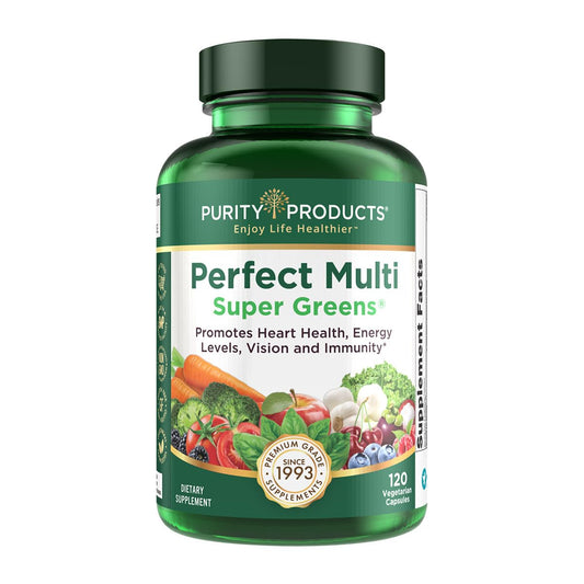 Purity Products Perfect Multi Super Greens Dietary Supplement Health Nutrition, 120 count Purity ProductsAu supplements