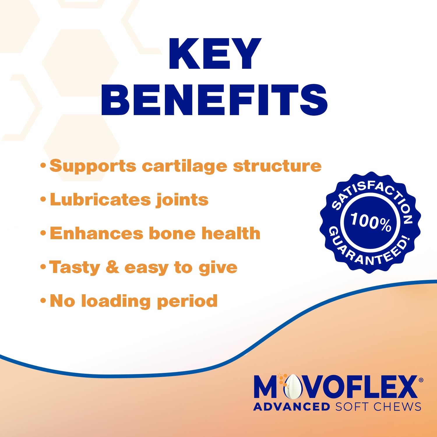 MOVOFLEX Advanced Soft Chews Hip Joint Support Supplement for Large Dogs 60 Count by Virbac MOVOFLEX Au supplements