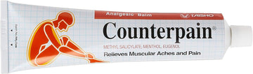 Counterpain® Warm Balm for Temporary Relief of Minor Muscular Aches and Pain, Methyl Salicylate, Levomenthol, Eugenol, Made in Indonesia Counterpain Au supplements