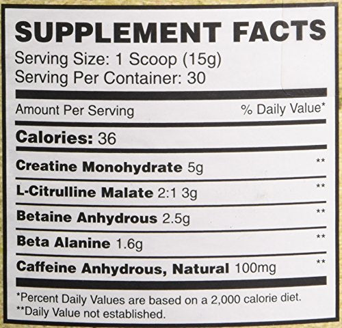 Propello Life Pre-Workout Drink Mix, West Coast Citrus, 450g Propello Life Au supplements