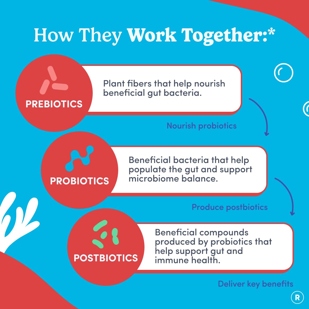 FIRST DAY Teens’ Gut Sustainer Tribiotic Gummies – 3-in-1 Prebiotic, Probiotic & Postbiotic Supplement – Supports Digestive, Skin, Oral & Immune Health, Nutrient Absorption & Growth – 30-Day Supply FIRST DAY Au supplements