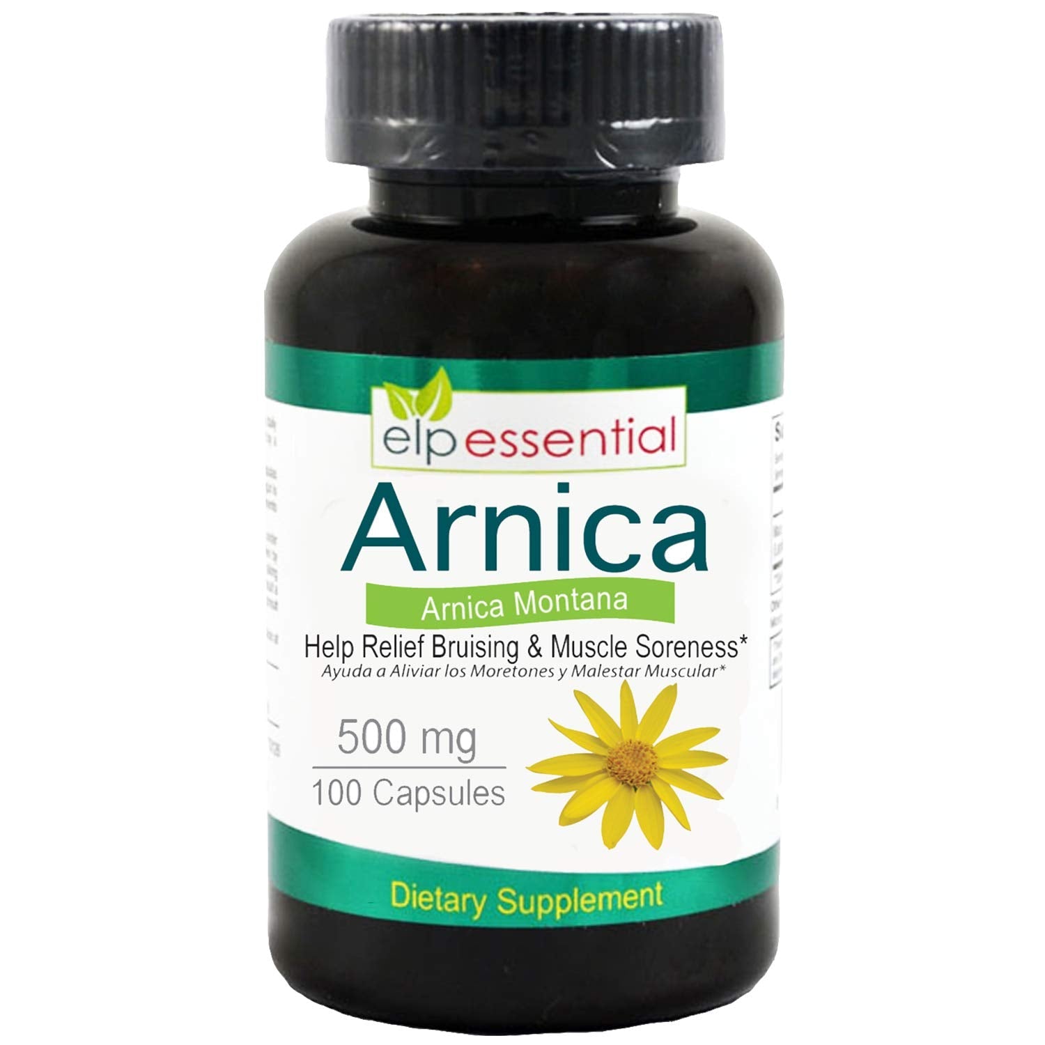 ELP ESSENTIAL Arnica Montana Capsules 100 Capsules ELP ESSENTIAL Au supplements